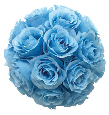 8" Rose Ball, Multiple Colors