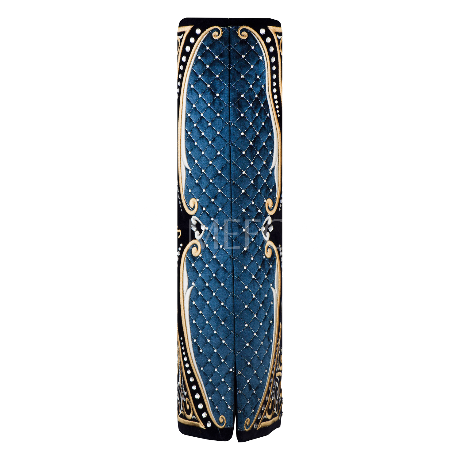 Velvet Torah Mantle - Style 1318 -Navy - Image 3