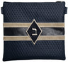 Prestige Leather Tallit & Tefillin Bag — Geometric Design, Premier Collection (850I-CO2)