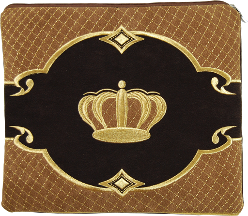 Prestige Impala Suede Tallit & Tefillin Bag (860-BR)