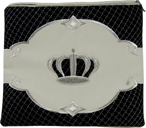 Prestige Impala Suede Tallit & Tefillin Bag (860-WH)
