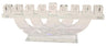Crystal Menorah on Circles Stand--4.5" x 11" (M-8607)