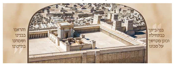 Laminated Poster 10" x 28"-- Beis Hamikdash (P885)