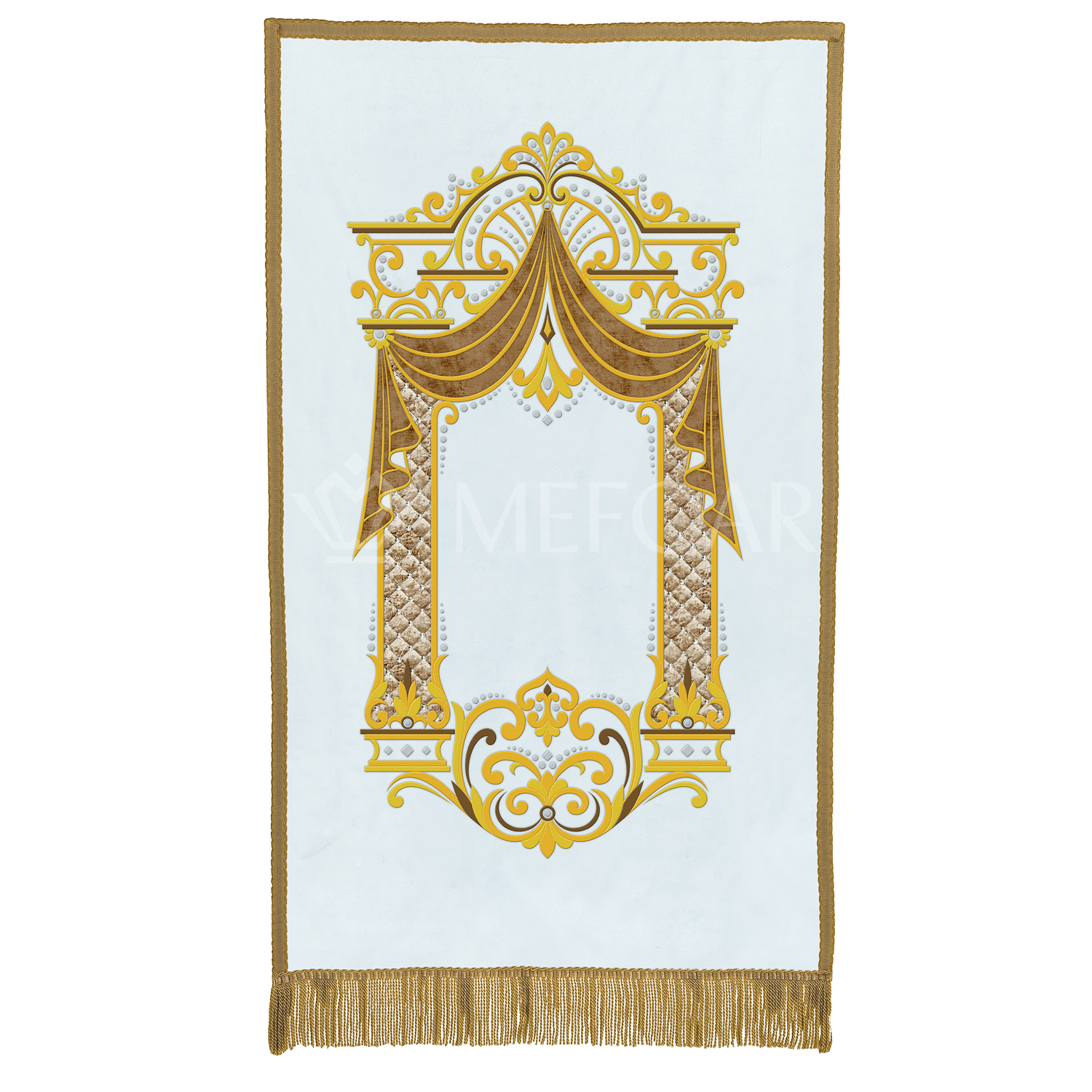 Velvet Torah Paroches - Style 9 - Image 3