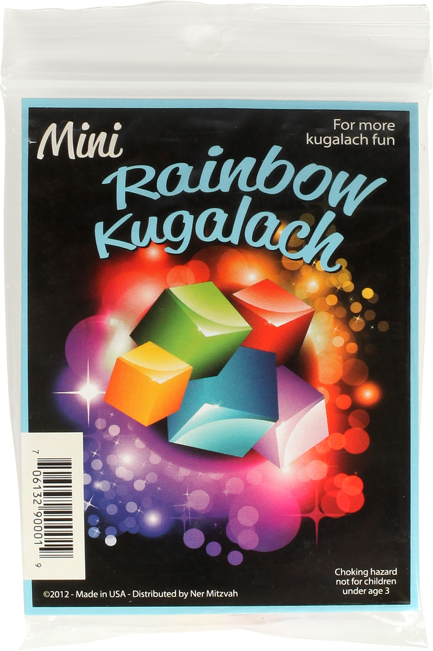 Mini Rainbow Kugelech — Judaica Square
