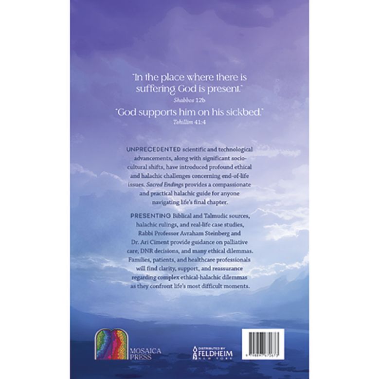 Back cover of Sacred Endings