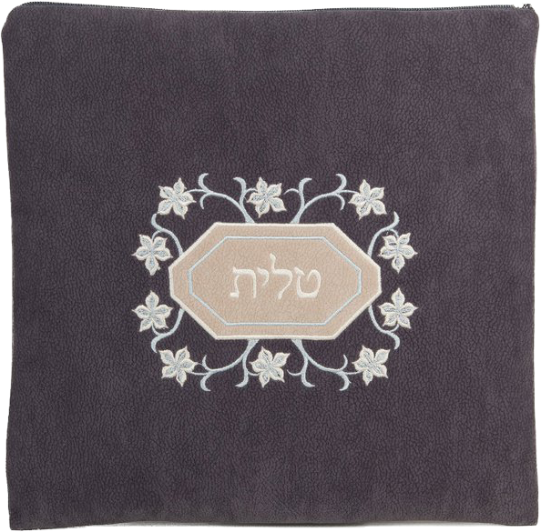 Prestige Impala Suede Tallit & Tefillin Bag (920-GR)