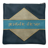 Prestige Leather Tallit & Tefillin Bag — Geometric & Diamond Design, Exclusive Collection (925G-TL)