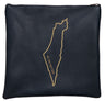 Prestige Leather Tallit & Tefillin Bag — Am Yisrael Chai Design, Classic Collection (975B-CO)