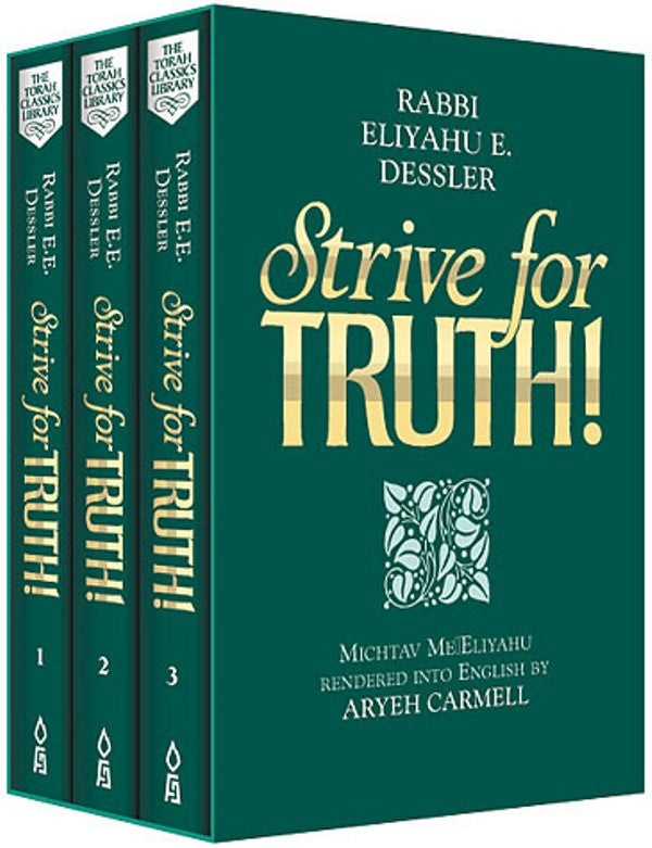 Strive For Truth! Michtav Me'eliyahu Poc