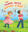The Thank Yous Never End — hakaras hatov rhyming board book | Judaica Square Lakewood