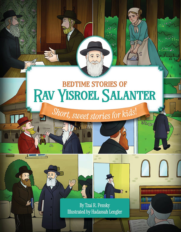 Bedtime Stories of Rav Yisroel Salanter — front cover | Judaica Square Lakewood