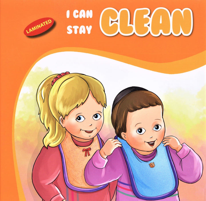 Flat front cover of I Can Stay Clean with the orange title band and Laminated label
