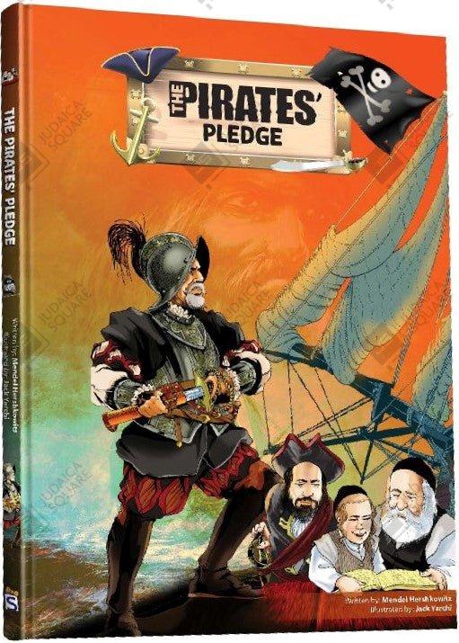 The Pirates' Pledge – Jewish comic book cover by Mendel Hershkowitz