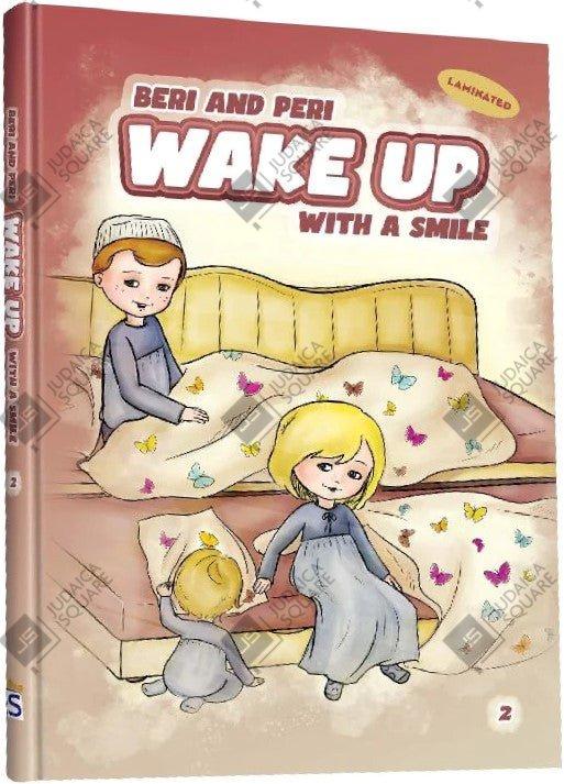 Beri and Peri: Wake Up with A Smile - Book 2 – Jewish comic book cover by Rabbi Yosef Schwartz