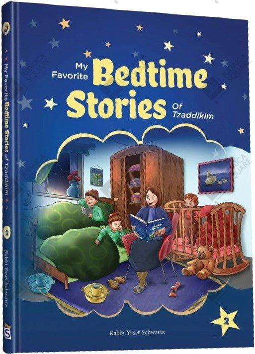 My Favorite Bedtime Stories of Tzaddikim - Volume 2 – Jewish comic book cover by Rabbi Yosef Schwartz