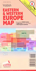 Yiddish Eastern & Western Europe Map (8)