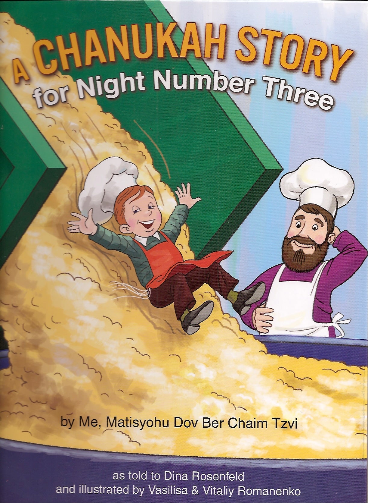 A Chanukah Story for Night Number Three — by Dina Rosenfeld, Chanukah Book, Ages 3–6 | Judaica Square Lakewood