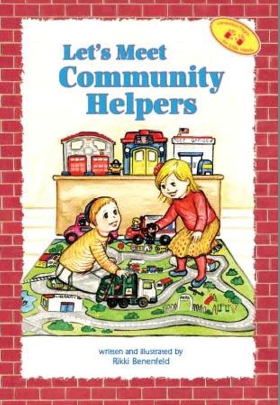 Let’s Meet Community Helpers — Hardcover children's book by Rikki Benenfeld | Judaica Square Lakewood
