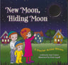 New Moon, Hiding Moon – A Playful Action Rhyme front cover — Jewish board book for Toddlers by Amy Vatner, ages 0–3
