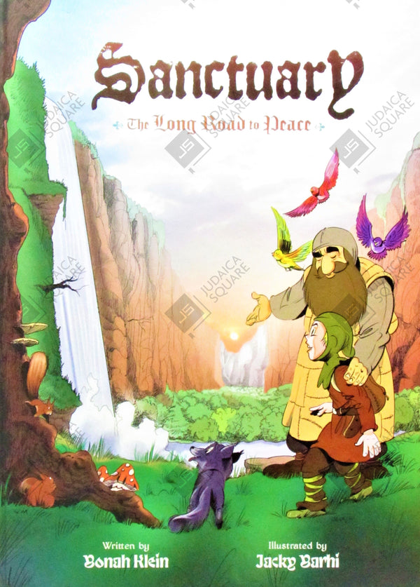Sanctuary: The Long Road to Peace – Jewish comic book cover by Yonah Klein