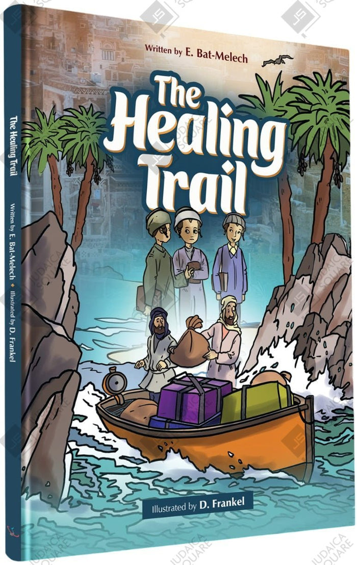 The Healing Trail – Jewish comic book cover by E. Bat-Melech