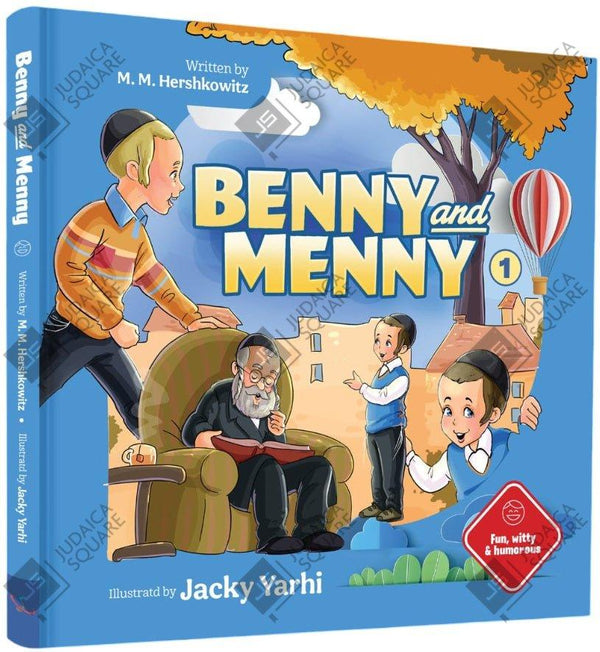 Benny And Menny #1 – Jewish comic book cover by M. M. Hershkowitz