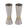 Emanuel Large Candlesticks with Metal Cutout (EM-CF)
