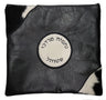 Prestige Leather Tallit & Tefillin Bag — Geometric & Wave Design, Exclusive Collection (835G-BK2)