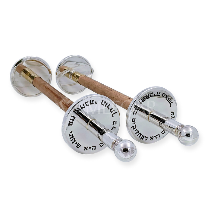Modern Design Atzei Chaim: AB-3 - Torah Rollers & Atzei Chaim