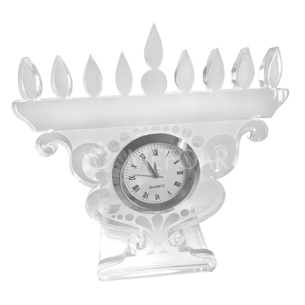 Acrylic Table Clock -Style 170 - Chanukah