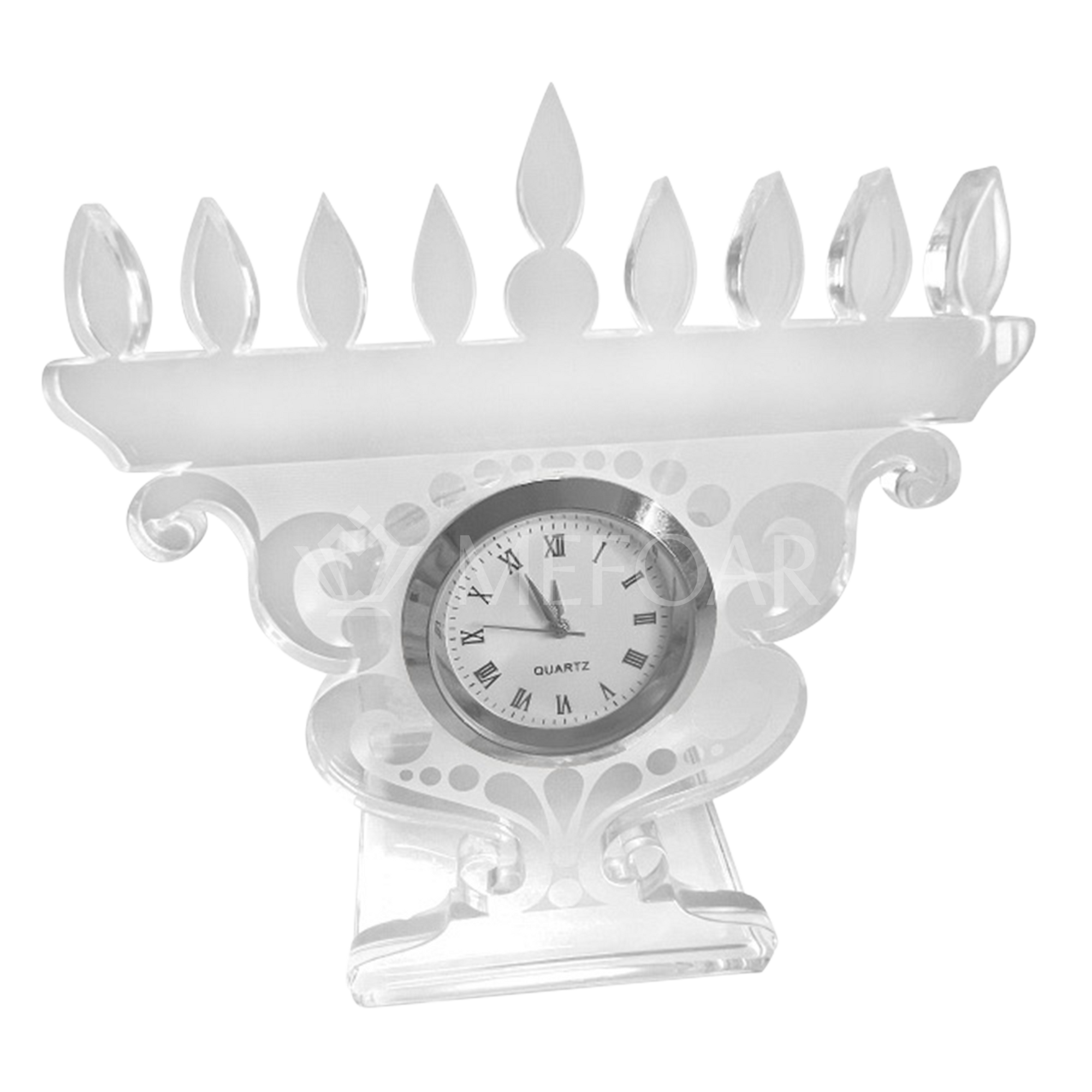 Acrylic Table Clock -Style 170 - Chanukah