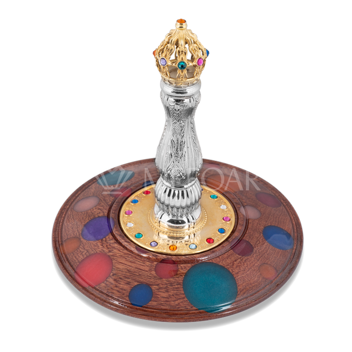Modern Design Atzei Chaim: AE-38 - Torah Rollers & Atzei Chaim