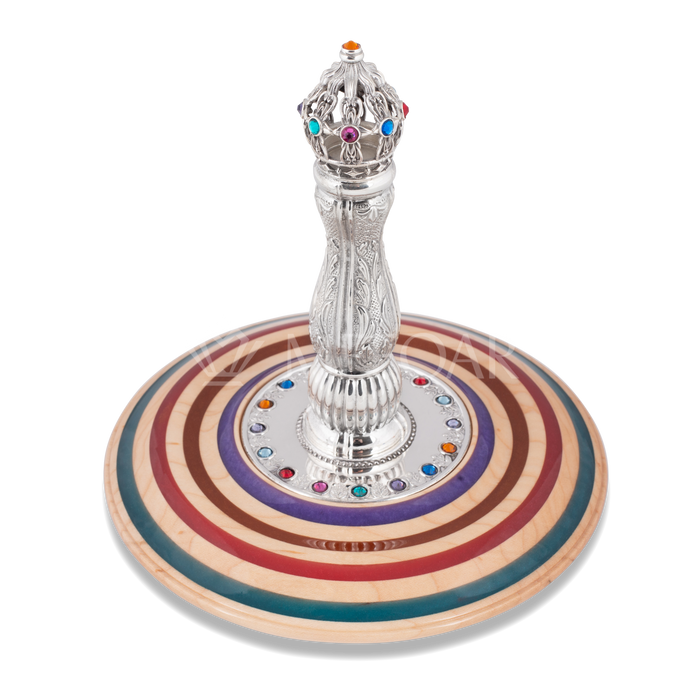 Modern Design Atzei Chaim: AE-48 - Torah Rollers & Atzei Chaim