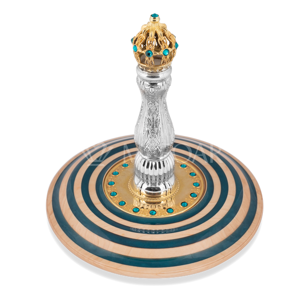 Modern Design Atzei Chaim: AE-49 - Torah Rollers & Atzei Chaim
