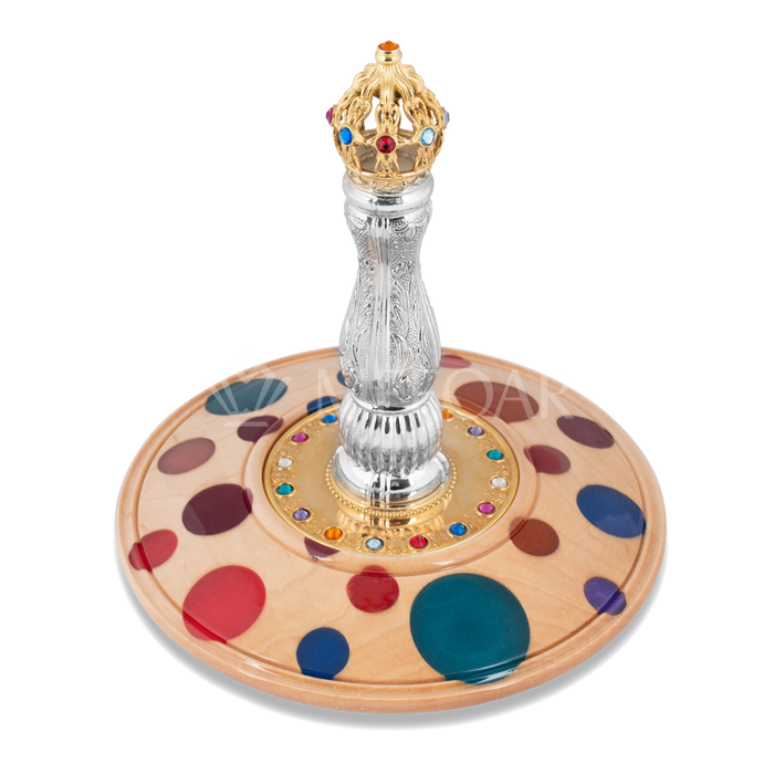 Modern Design Atzei Chaim: AE-53 - Torah Rollers & Atzei Chaim