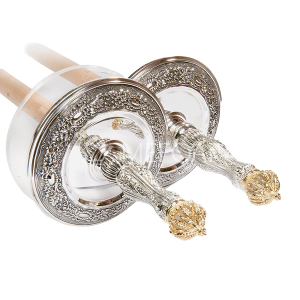 Modern Design Atzei Chaim: AE-68 - Torah Rollers & Atzei Chaim