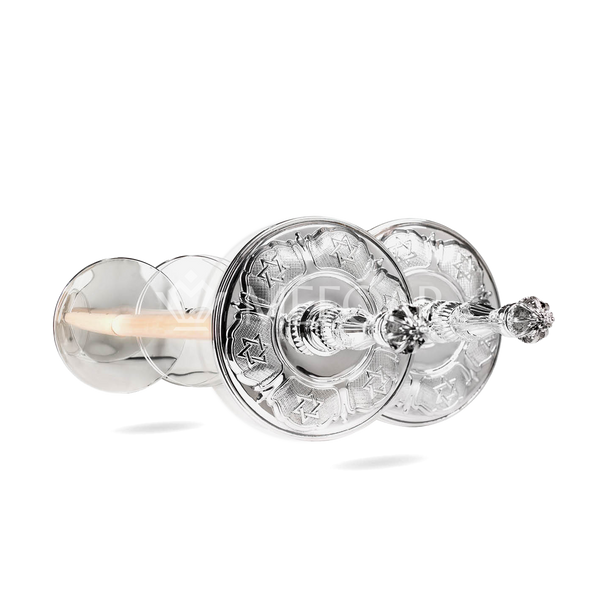 Modern Design Atzei Chaim: AE-76 - Torah Rollers & Atzei Chaim