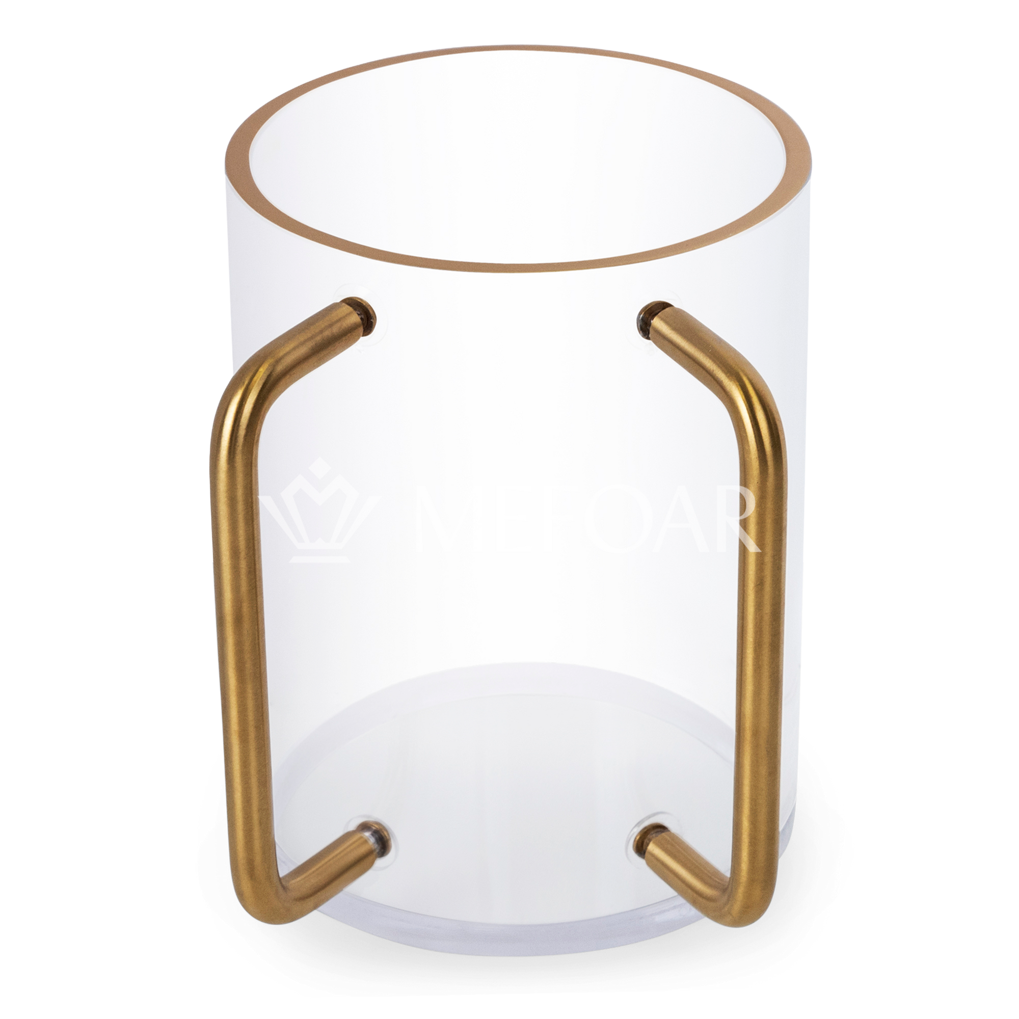Mefoar Acrylic Wash Cup - GOLD - Judaica Accessories