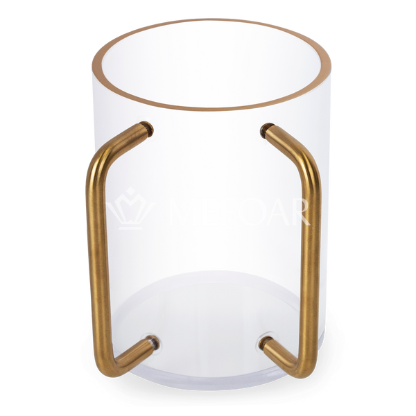 Mefoar Acrylic Wash Cup - GOLD - Judaica Accessories