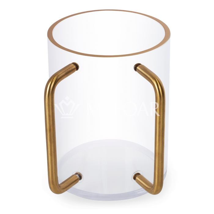 Mefoar Acrylic Wash Cup - GOLD - Judaica Accessories