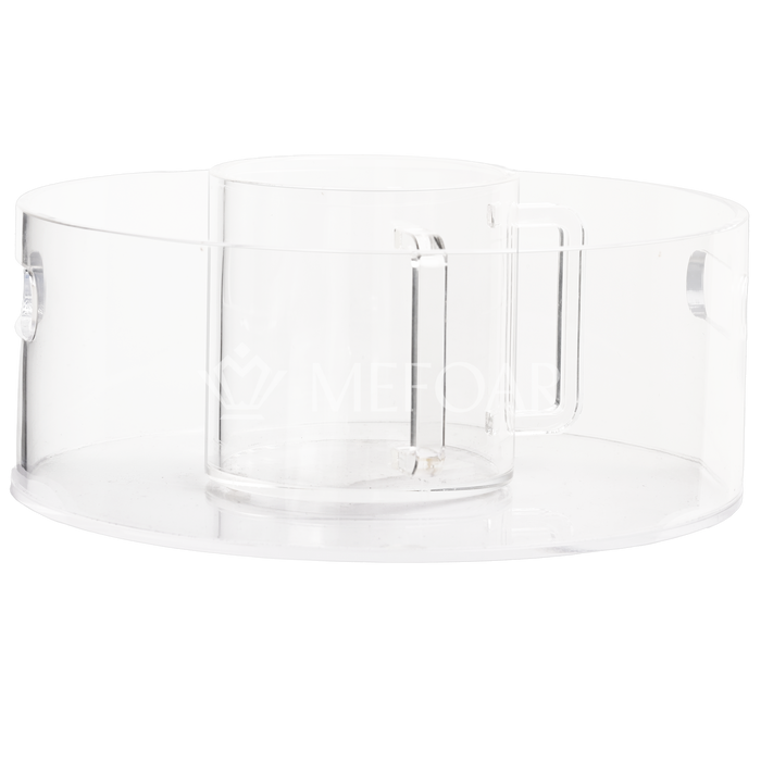 Kids Acrylic Wash Cup and Bowl - Clear - Washing Cups | Judaica Square Lakewood