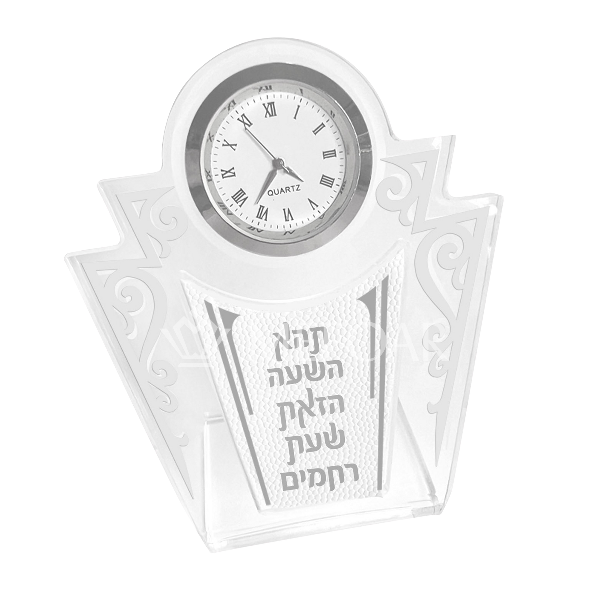 Acrylic Table Clock -Style 970 - Chanukah