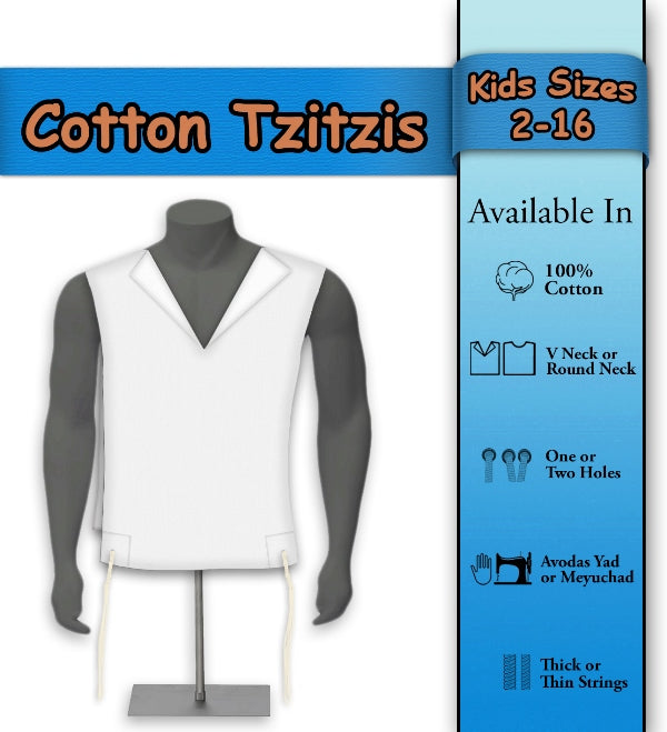 Cotton Tzitzis - Kids Size
