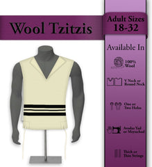 Wool Tzitzis - Adult Size