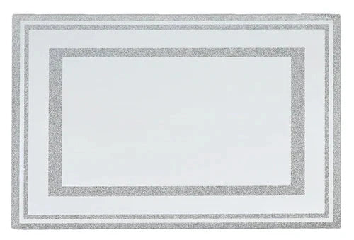 Shabbos Tray: Mirror - Inner Stones