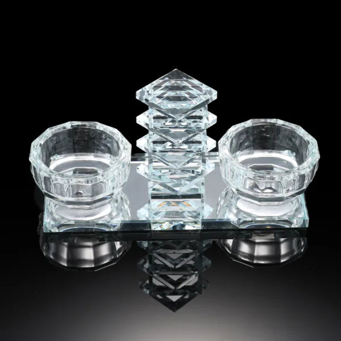 Crystal salt holder | Judaica Square Lakewood