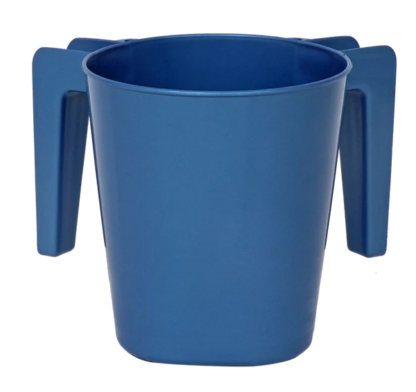 Wash Cup: Plastic - Metallic Blue
