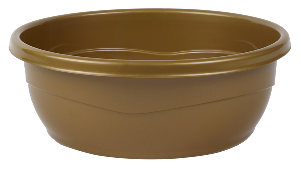 Plastic Washing Bowl Gold (60 PC)