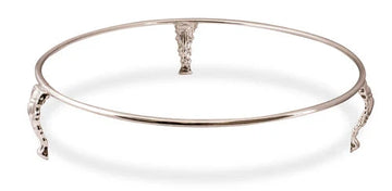 Pesach Seder Plate Holder - Silver Plate